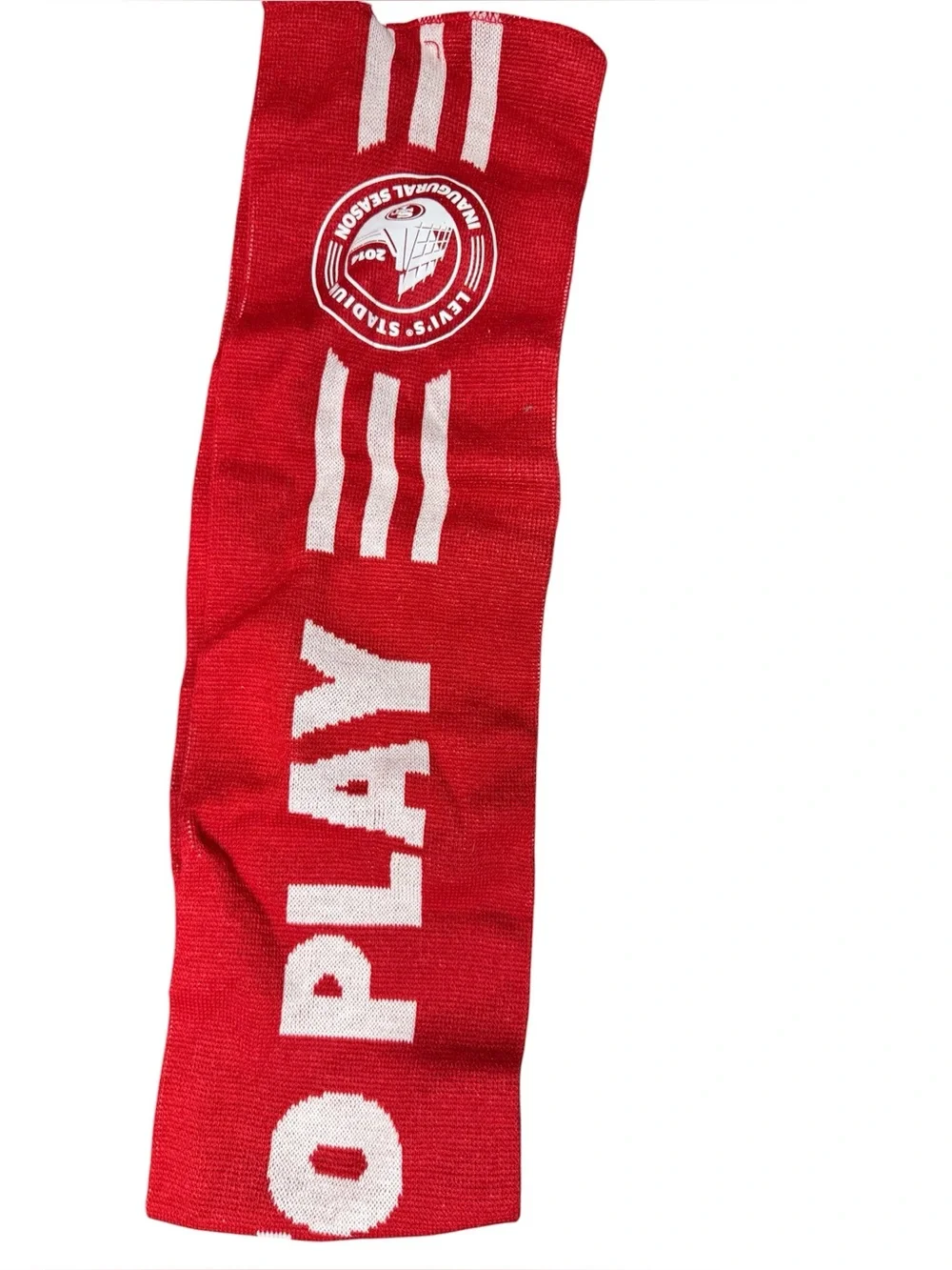 San Francisco 49ers Levi's Stadium/Inaugural Season Red Scarf 2014